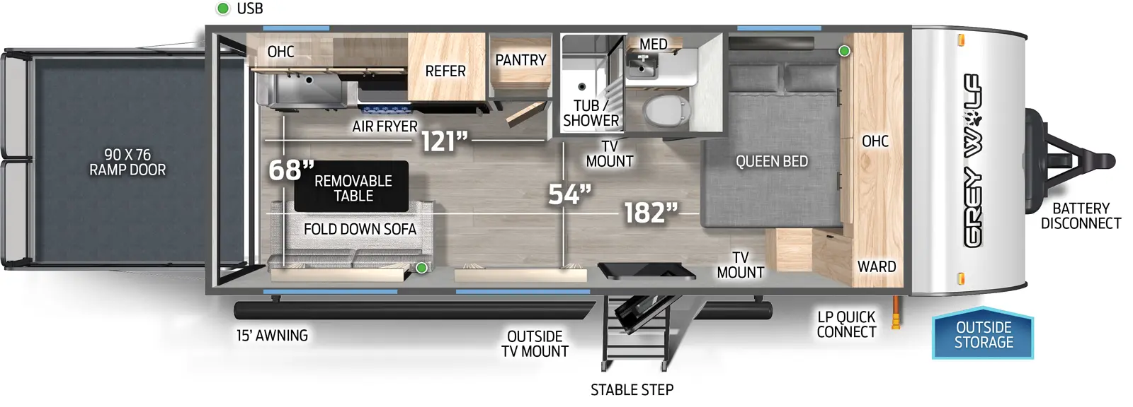 Cherokee Black Label 18RRBL Floorplan